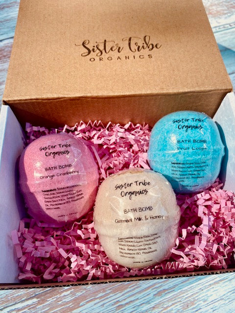 Bath Bomb Trio Gift Set