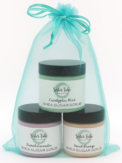 Shea Sugar Scrub Trio